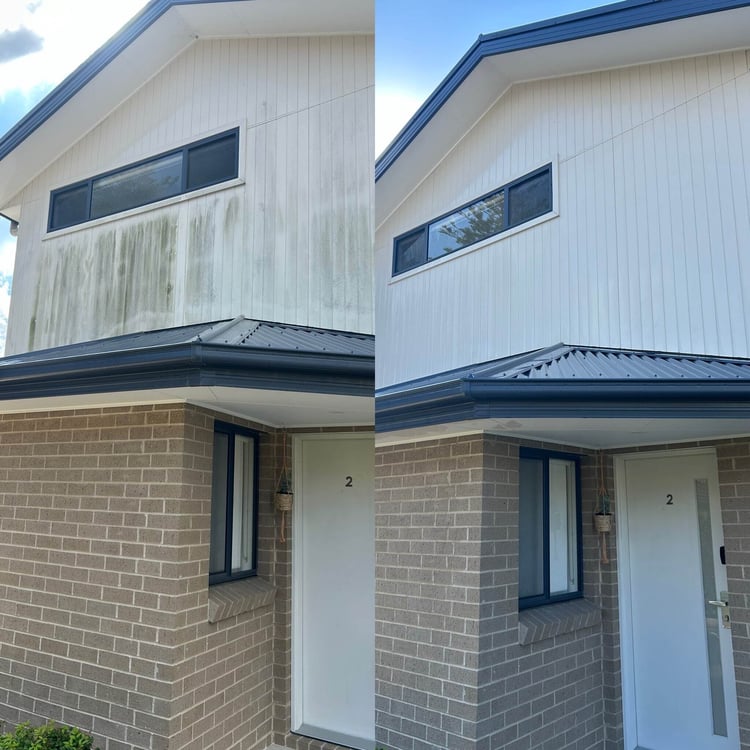 softwash house pressure cleaning
